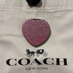 Coach Pink Glitter mirror